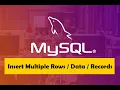 The Complete MySQL Bootcamp 13 Insert Multiple Data in MySQL