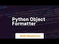 python object formatter