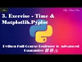 29 Exercise - Time Matplotlib Pyplot Python Full Course Beginner To Advanced Guarantee