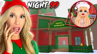 SURVIVING IN SANTAS WORKSHOP IN 99 NIGHTS IN THE FOREST...