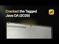 Using InterviewCoder to Pass the Tagged Java Software Engineer OA 2026