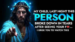 God Says: LAST NIGHT THIS PERSON BROKE DOWN IN TEARS.. | God message Today |God message |God Support
