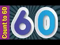 Count to 60 Chant Learn Numbers 1 to 60 Learn Counting Numbers ESL for Kids Fun Kids English