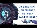 JavaScript tutorial for beginners Difference between Var let const JavaScript in Bengali