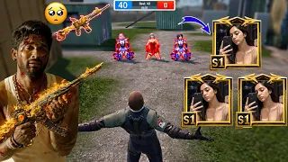 😭Got back revenge from Mythic Fashion Toxic Girls for insulting All Noob I Challenge 1vs3 😈🥵| BGMI