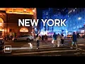 Walking in New York at Night Explore Midtown Manhattan NYC Walking Tour 4K