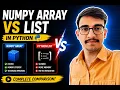 NumPy Arrays vs Lists Performance Memory Use Cases in Python