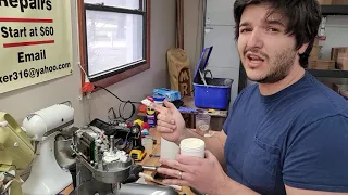 KitchenAid Professional 5 Plus Pro 600 Re-Grease and Gear Replacement Guide Pt