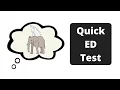 3 Minute Test For Psychological Erectile Dysfunction Fast And Easy