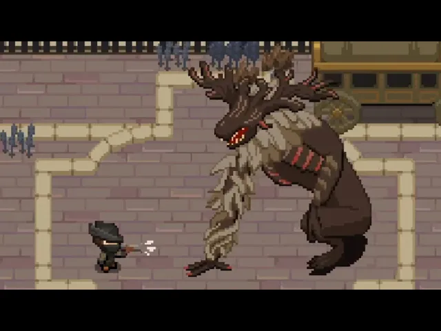 If Bloodborne was in 2D | Yarntown Gameplay (No Commentary)