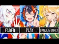 Lagu [Switching Vocals] - Faded ✘ Dance Monkey ✘ Play|Tones and I \u0026 Alan Walker (Walker The Fox 126 YT)
