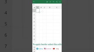 Change Row height and Column width in MS Excel Mobile