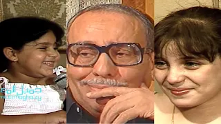 فؤاد المهندس مع نجوم مسرحية هالة حبيبتي الصغار 