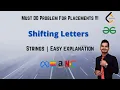 Shifting Letters Leetcode 848 Strings DSA CP