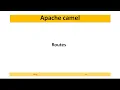 Apache camel routes