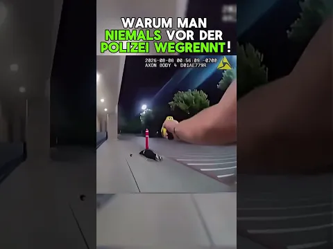 Was passiert wenn du vor der Polizei wegrennst! (geht schief)