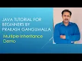 Multiple Inheritance in Java by Prakash Gangumalla Multiple Inheritance in Java with interfaces