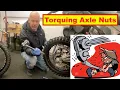 Torquing Axle Nuts Don t overload the bearings
