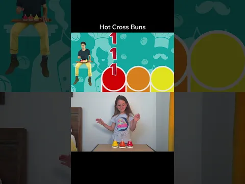 Lil Plays Hot Cross Buns (Prodigies Music Bellodies) #piano #solfeggio #deskbells #boomwhackers
