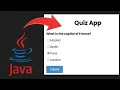 Java Quiz Application in 9 minutes terminal-based