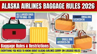 Alaska Airlines Baggage Rules 2026 Don t Pack Until You Watch This