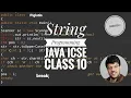 Class 10 ICSE Piglatin String program Java ICSE Computer class 10 ICSE Semester 2