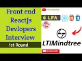 LTI mindtree front end developer interview react js developer interview 2023 javascript interview
