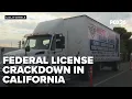 Nearly 20 000 California Truck Drivers Lose Licenses in Federal Crackdown