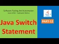 12 - Switch Statement
