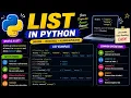 Python Lists Complete Beginner Course