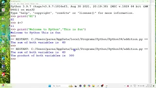 MODES OF CODING IN IDLE PYTHON - INTERACTIVE AND SCRIPT MODES EXPLAINED
