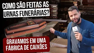 IMPRESSIONANTE: A FABRICAÇÃO DE CAIXÕES PARA AS FUNERÁRIAS