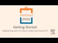 SimChart - Registering with an Access Code and Course ID