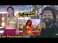 Download Lagu Oo Antava..Oo Oo Antava Song Live Performance|Samantha|Allu Arjun, Rashmika | DSP|Mangli|Oo Antava