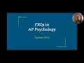 AP Psych - How to FRQ