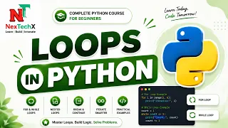 7 Python Loops Tutorial for Beginners For Loop While Loop Nested Loops Break Continue Pass