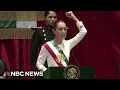 Mexico swears in first female president Claudia Sheinbaum
