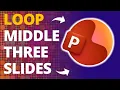 How to Loop Slides in the Middle of a PowerPoint Slideshow PPT TRICKS