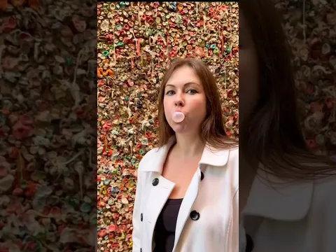 🤯😱 Market Theater Gum Wall #shorts