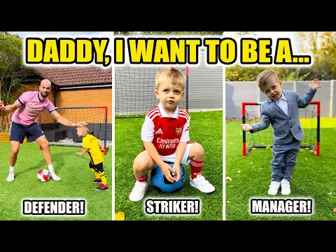 Download MP3 DADDY I WANT TO BE A...(GOALKEEPER, MIDFIELDER, LINESMAN!!)