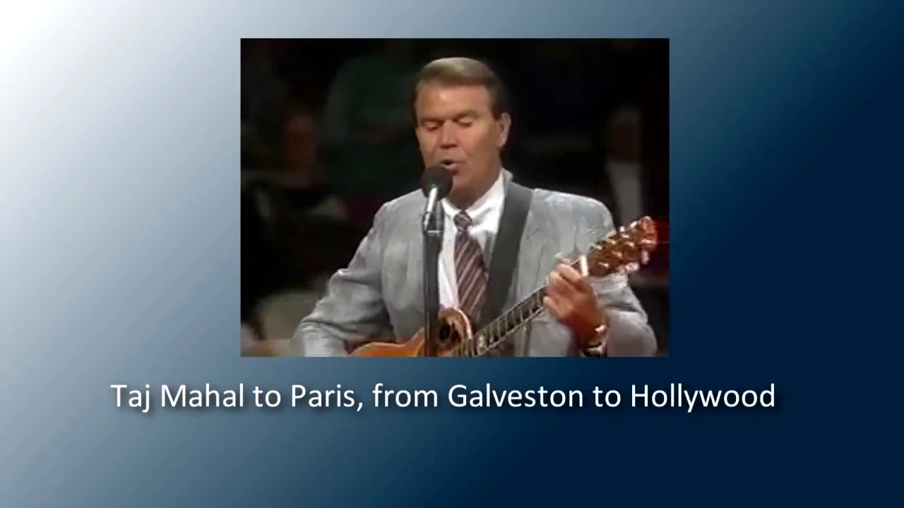 Jesus and Me Glen Campbell LIVE with lyrics Jesus and Me Glen Campbell LIVE with lyrics