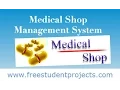 Medical Shop Management System