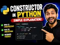 Constructors in Python Python Tutorial