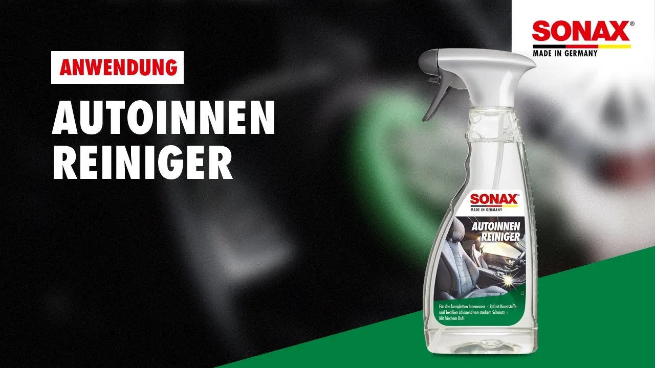 Anwendung SONAX AutoInnenReiniger