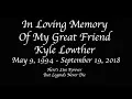 In Memory Of Kyle Lowther