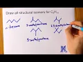 Draw all Structural Isomers of C6H14 hexane