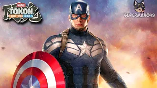 MY NEW MAIN IN MARVEL TOKON! - Marvel Tokon: "Captain America" Gameplay