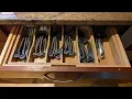 WOOD ROYAL CRAFT WOOD Luxury Bamboo Kitchen Drawer Organizer - Silverware Organizer Ute