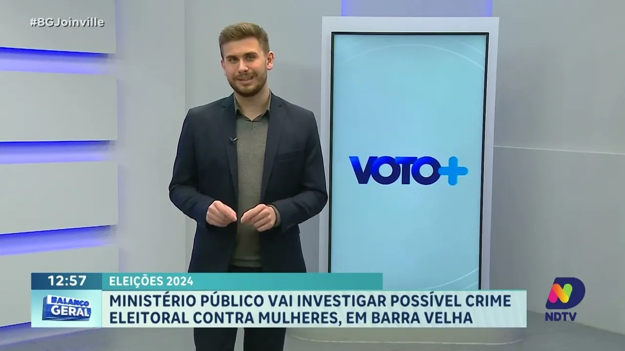 Ministério Público vai investigar possível crime eleitoral contra mulheres, em Barra Velha