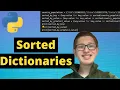 Python Tutorial 44 Sorted Dictionaries by Keys and Values